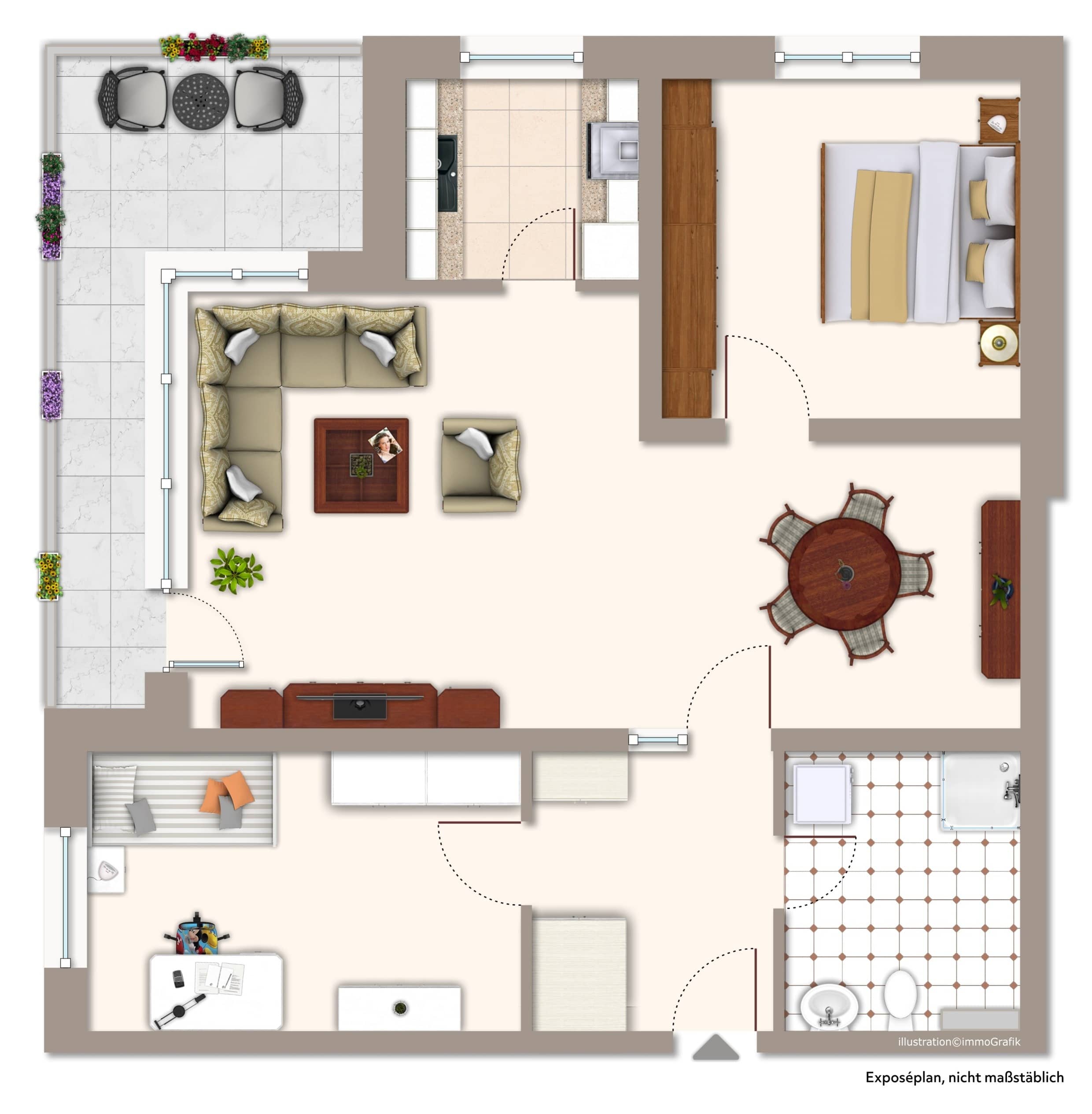 Zu Fuß in die Stadt – Wohnung am Park in Dülmen