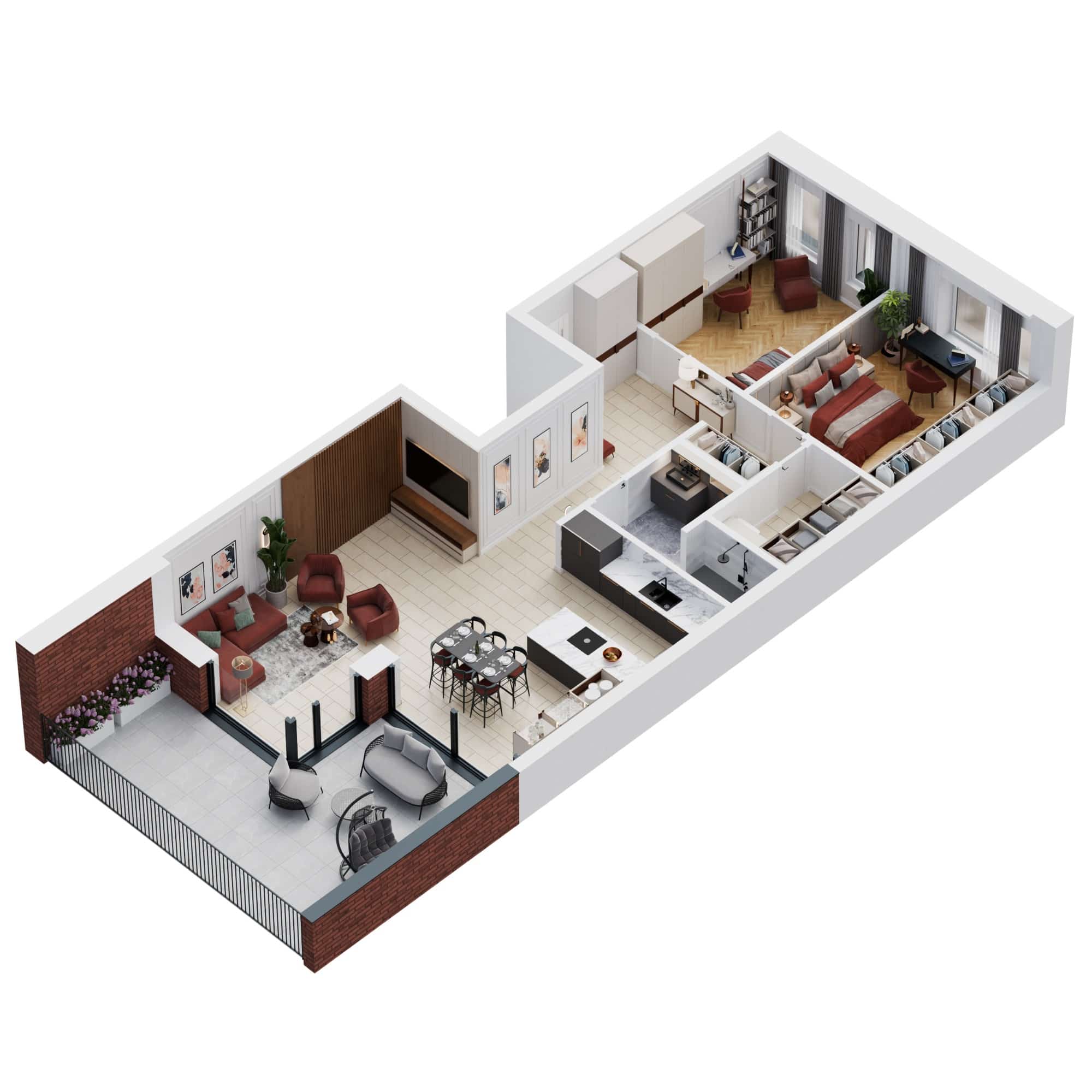 Haus „Wassermühle“: Exklusive Eigentumswohnungen zentral in Borken an der Aa