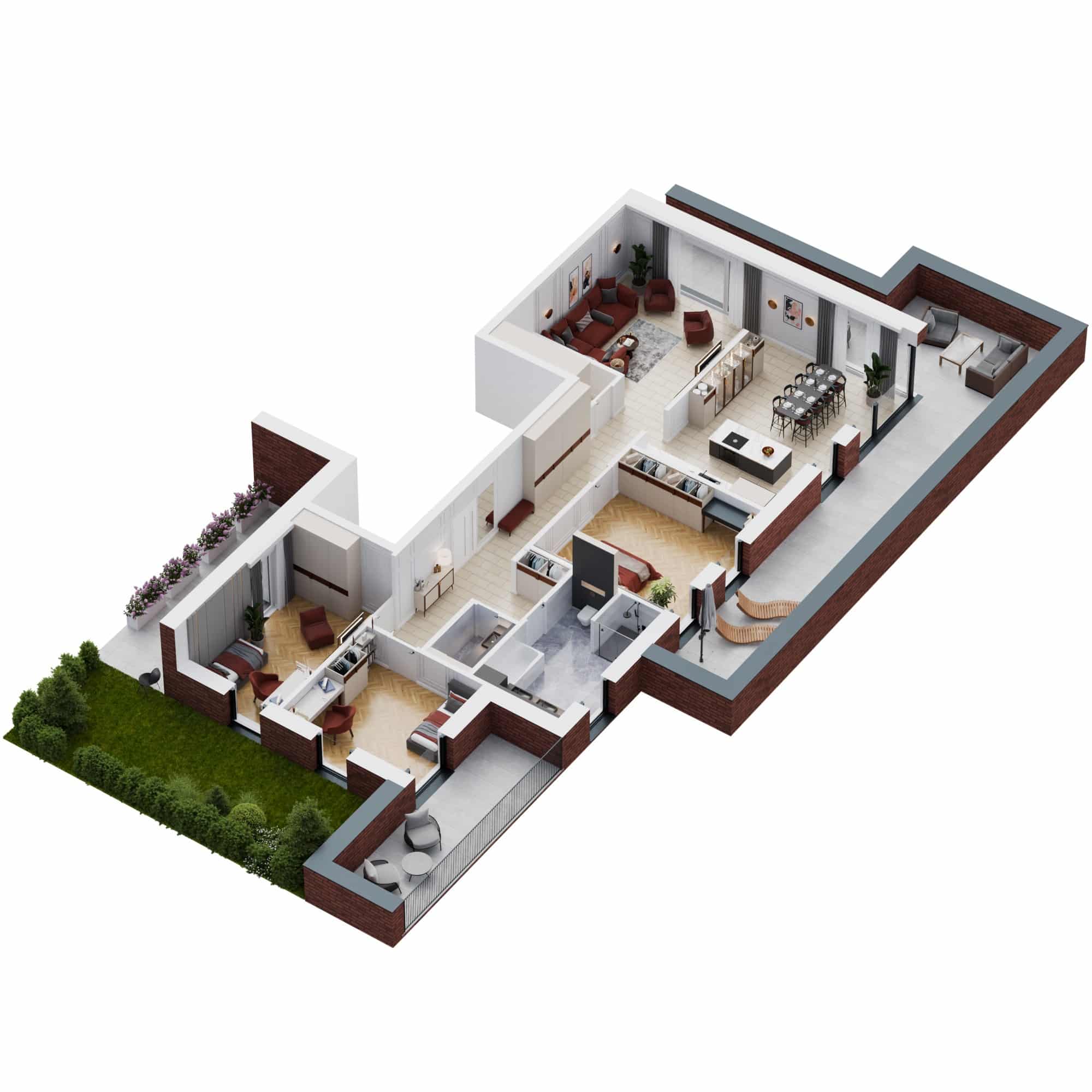 Haus „Wassermühle“: Exklusive Eigentumswohnungen zentral in Borken an der Aa