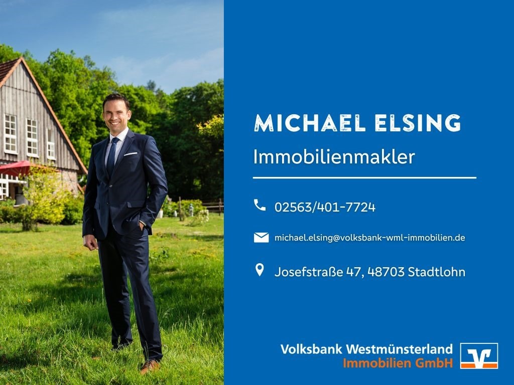 Helle 3-Zimmer Maisonette Wohnung mit Stellplatz in Gescher