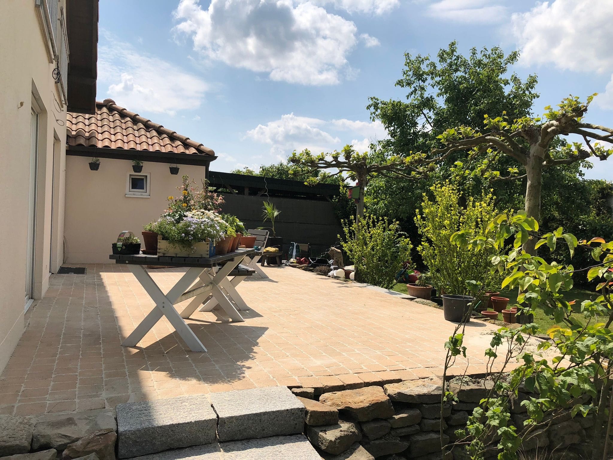 Freistehendes Einfamilienhaus im mediterranen Stil mit Vollkeller und übergroßer Garage in Olfen!