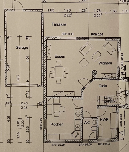 Freistehendes Einfamilienhaus im mediterranen Stil mit Vollkeller und übergroßer Garage in Olfen!