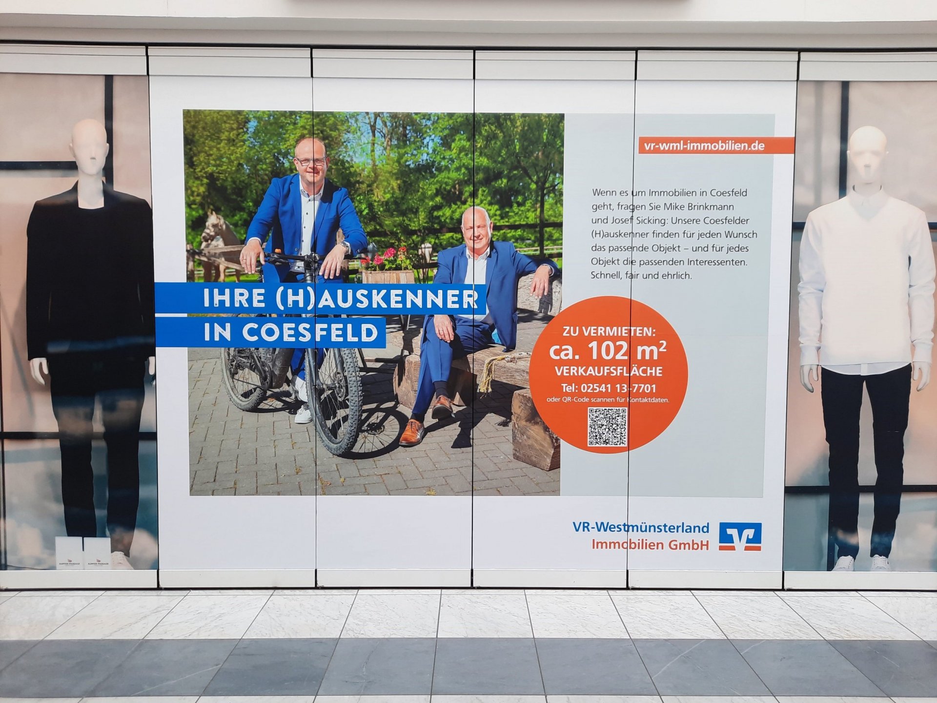 Fix und fertig – großzügiges Ladenlokal in top Lage der Innenstadt von Coesfeld!