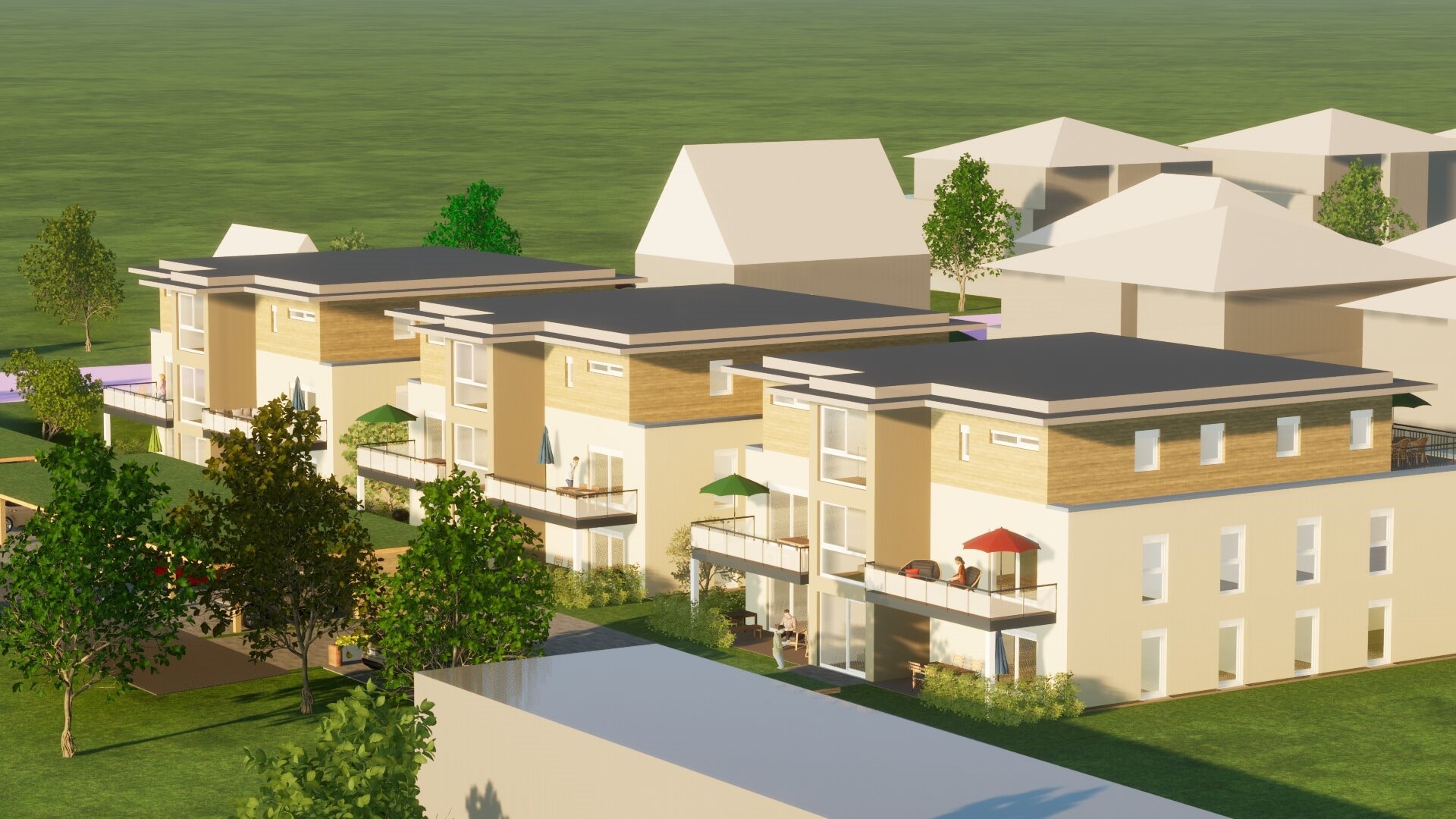 Neubau! Hochwertige Erdgeschosswohnung mit Terrasse und Garten in zentraler Lage von Haltern am See!