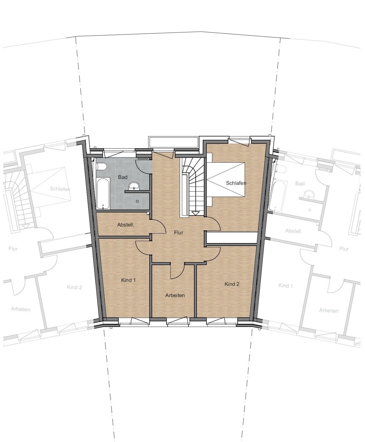 Letzte Chance! Reihenhaus in der goldenen Mitte inkl. Garage in Borken-Hovesath! (A.03)