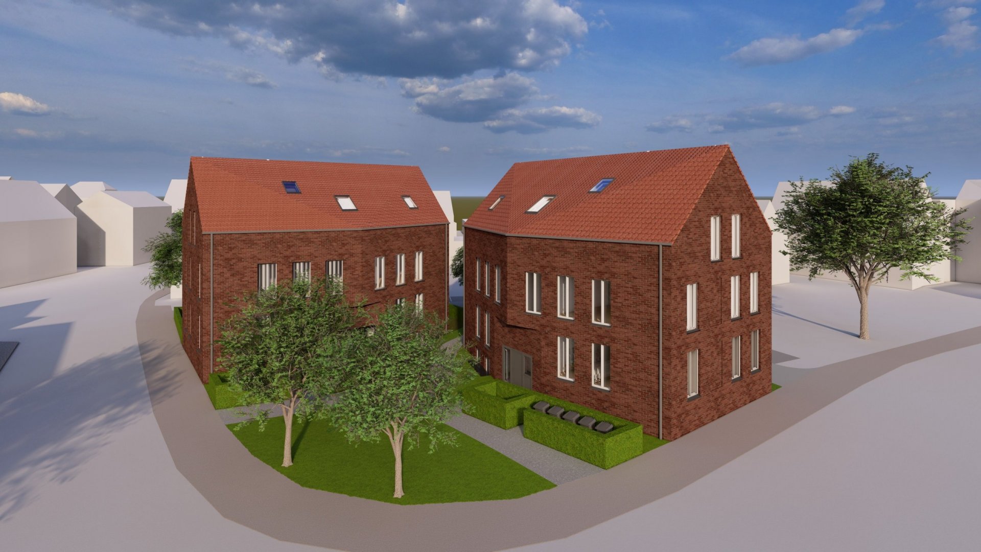 Neubau! Zwei moderne Wohnhäuser mit 12 hochwertigen Eigentumswohnungen in Seppenrade Dorfmitte