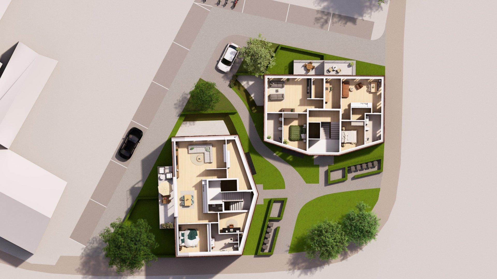 Neubau! Zwei moderne Wohnhäuser mit 12 hochwertigen Eigentumswohnungen in Seppenrade Dorfmitte