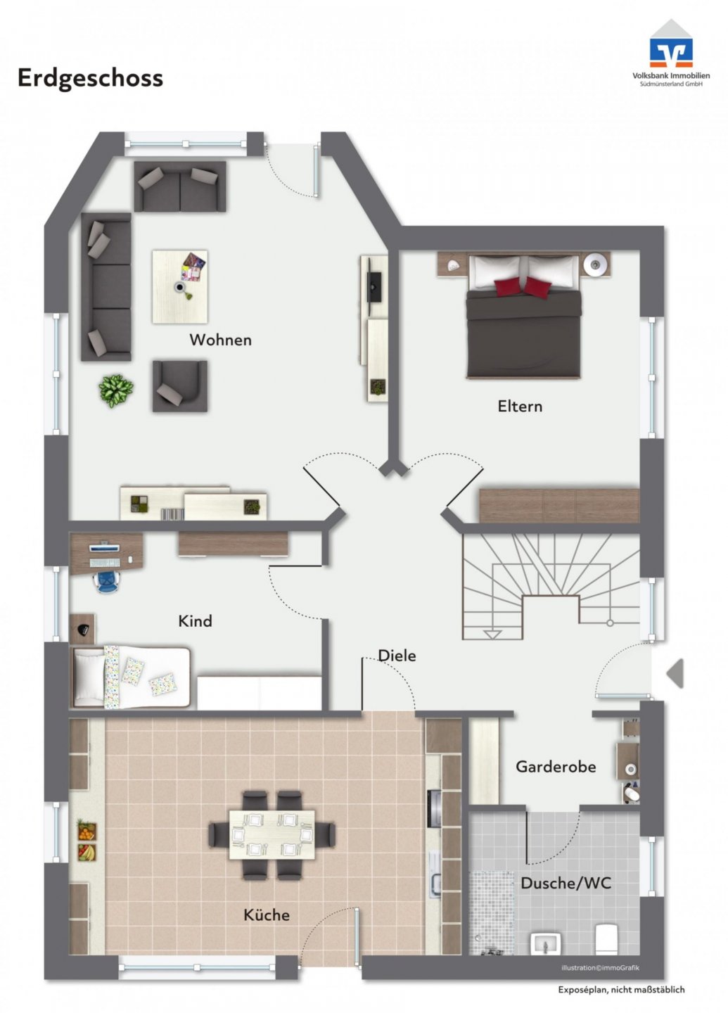 Viel Platz für die Familie! Großzügiges Einfamilienhaus mit Keller, Treppenlift und Garage in Selm!