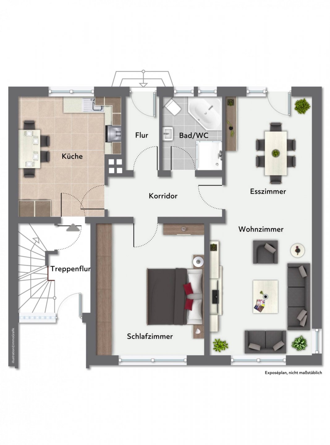 Zweifamilienhaus Reihenhaus mit Potenzial für Wohnbebauung im Herzen von Südlohn