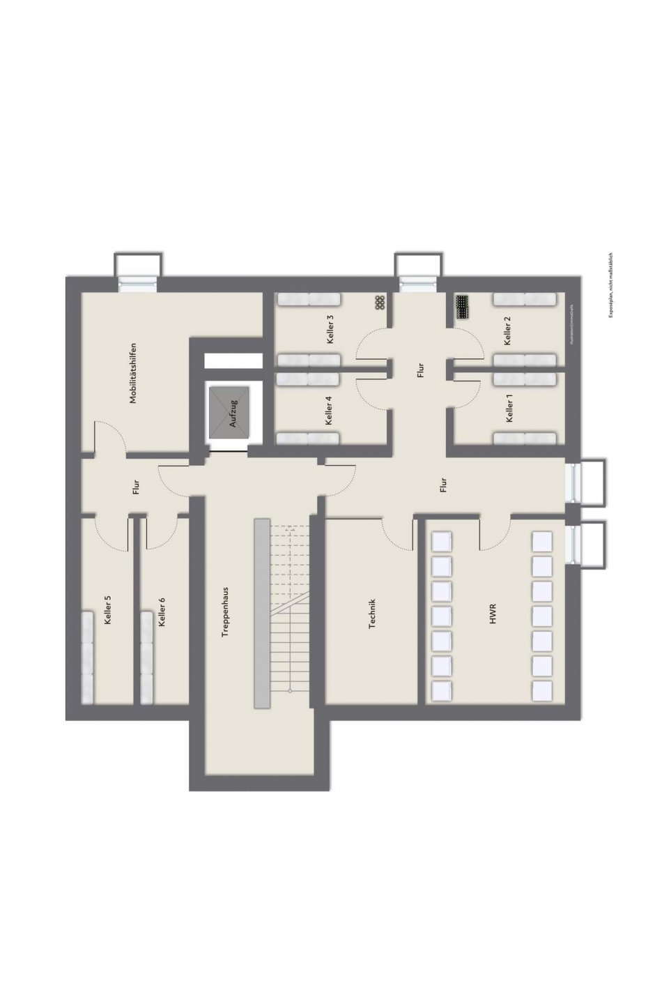 Dachterrasse mit City-Blick: 3-Z.-Maisonettewohnung mit Kellerraum und Aufzug in Borken! (WHG 6)