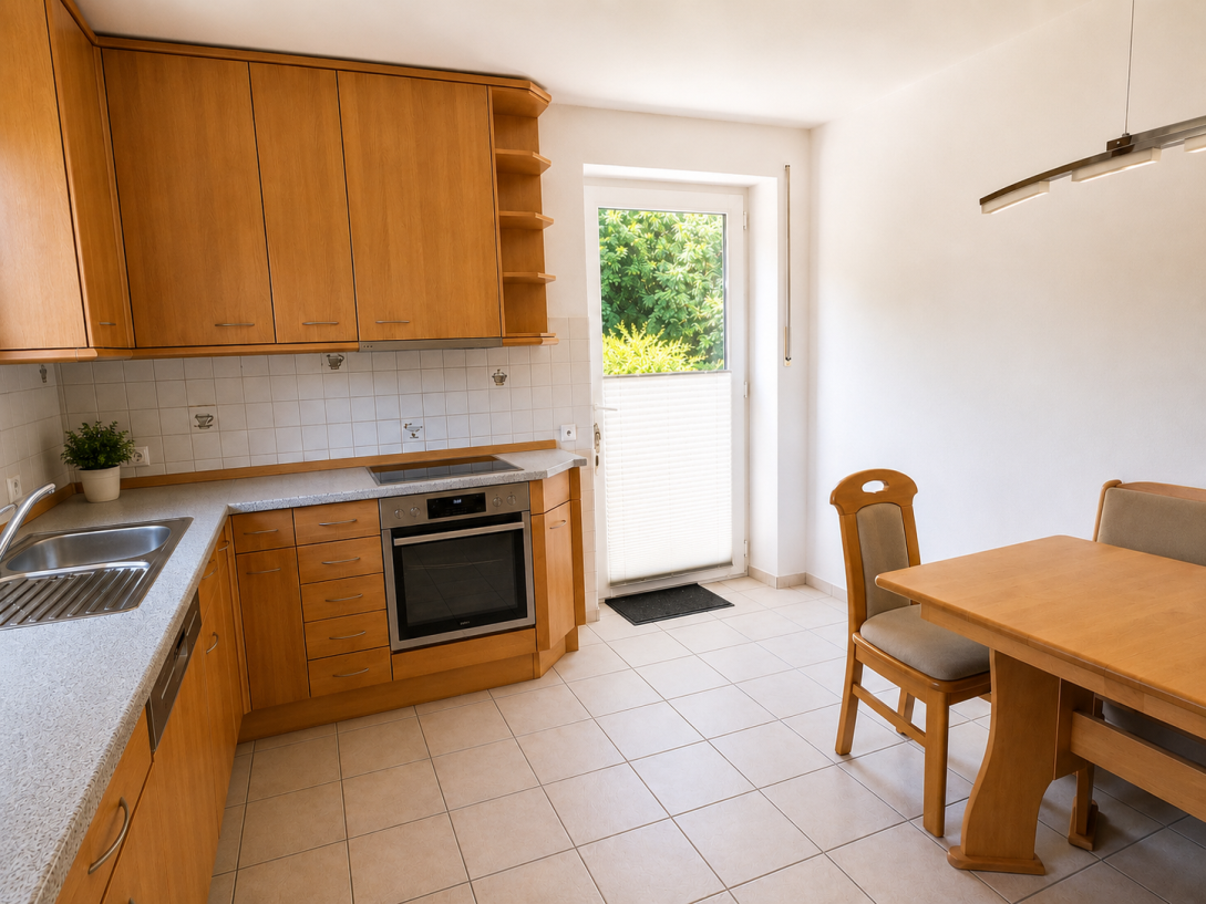 Gepflegte Doppelhaushälfte mit Terrasse, Einbauküche und Garage in ruhiger Wohnlage von Lüdinghausen