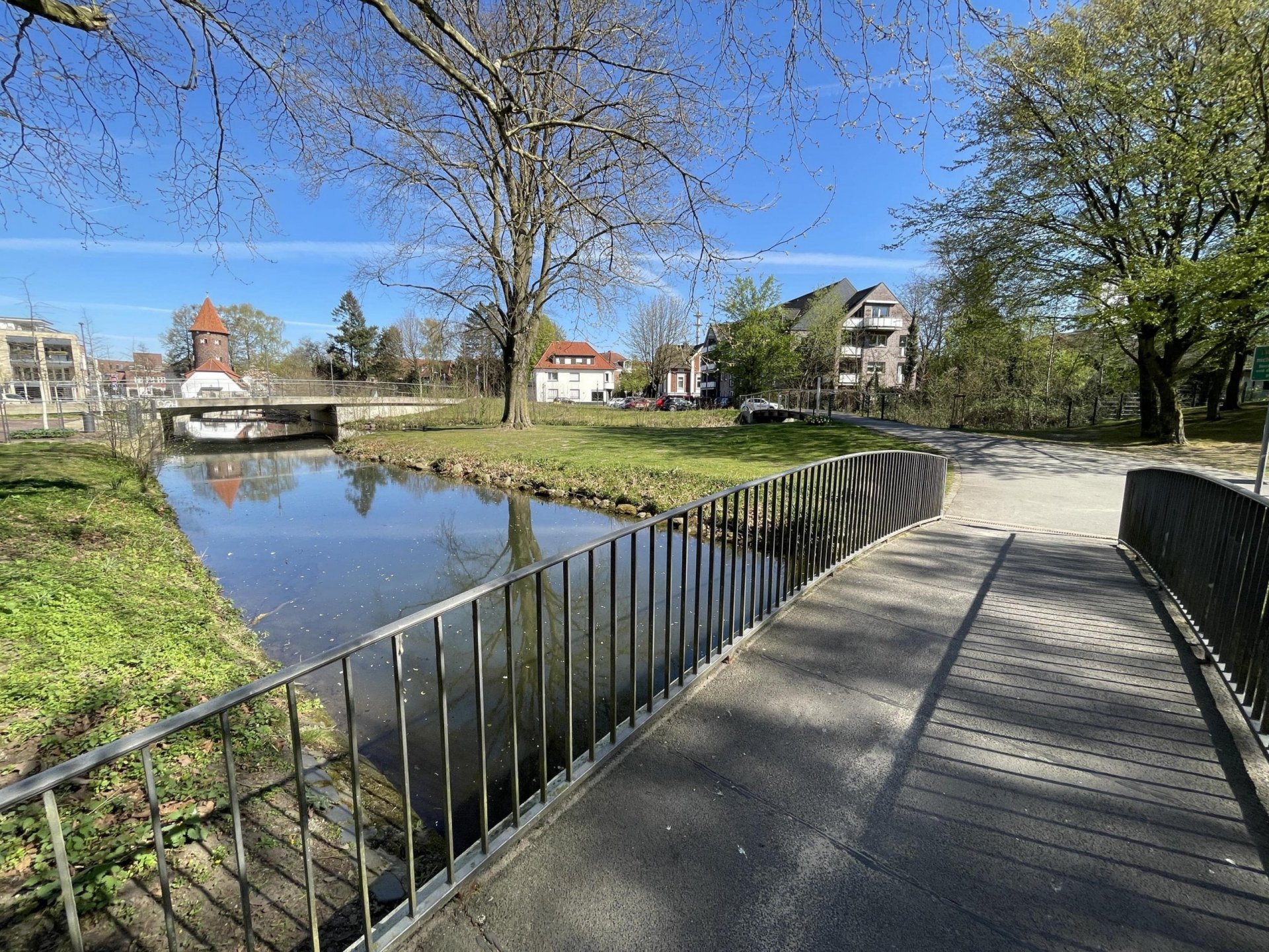 „Haus Aa-Terrassen“: Wohnungen im 1. Obergeschoss mit Fluss-Blick im Mühlenareal in Borken! (Whg. 1)